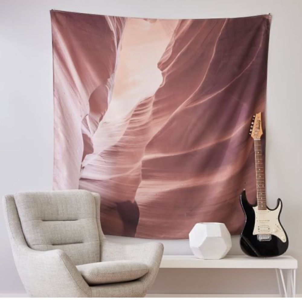 Pottery Barn Teen Red Rocks Fabric Tapestry